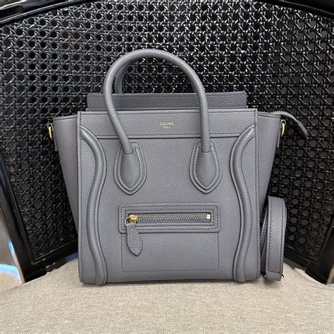 celine luggage nano kohl|celine nano luggage shoulder bag.